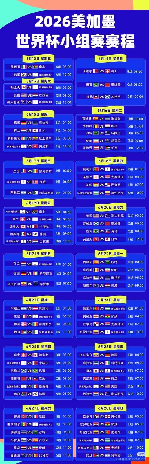 2026世界杯直播实时更新完整安排实时查看 2026世界杯直播实时更新完整安排实时查看